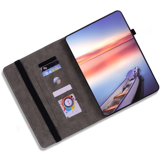 Чохол-накладка для Lenovo Tab P12, flower, рожевий