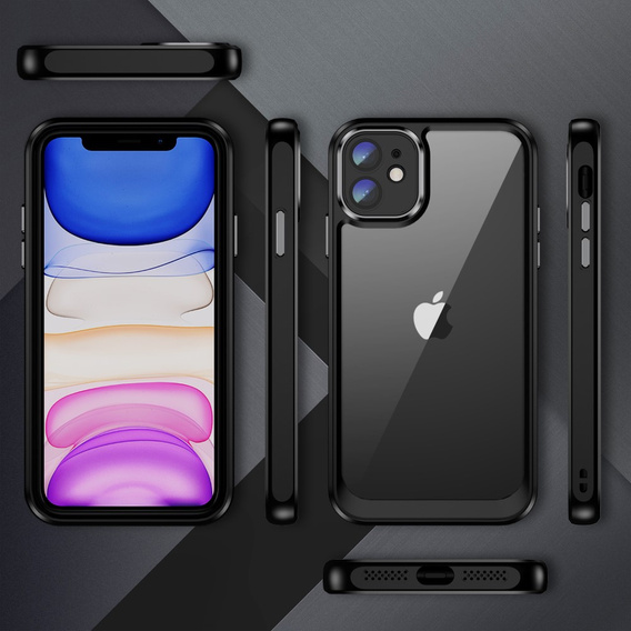 Чохол для iPhone 12, ERBORD Impact Guard, чорний