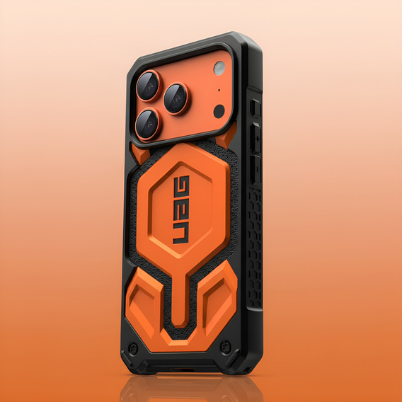 Чохол Urban Armor Gear для iPhone 17 Pro Max, Monarch Pro MagSafe, помаранчевий