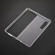 Чохол Rubberized Hard PC Shell для Samsung Galaxy Z Fold 3 5G,  Matte Clear