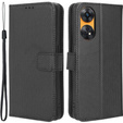 Откидной чехол для Oppo Reno8 T 4G, Wallet Smart Magnet, чёрный