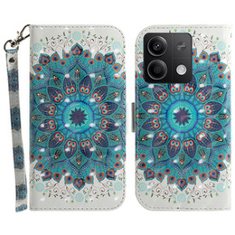 Откидной чехол для Xiaomi Redmi Note 13 5G, Wallet, Mandala Flower
