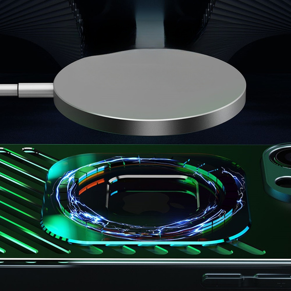 Чехол R-JUST SJ55 для iPhone 14 Pro Max, бронированный, для MagSafe, зеленый