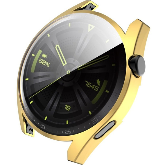 Чехол 2в1 с защитой экрана для часов Huawei Watch GT 3 46mm, Gold