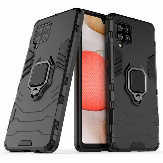 Чoхол до Samsung Galaxy A42 5G, Kickstand Ring, чорний