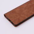 Чохол для Xiaomi Redmi 12C, ERBORD Vintage, гаманець з клапаном, коричневий