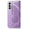 Откидной чехол для Samsung Galaxy S25 FE, Butterfly, фиолетовый
