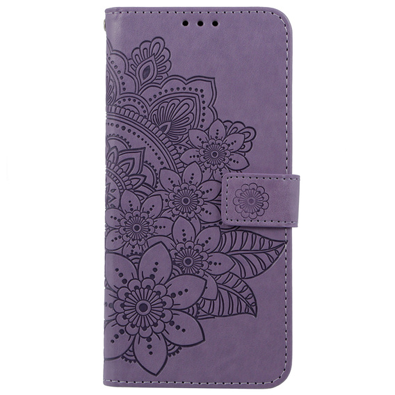 Откидной чехол для Realme 11 Pro 5G / Pro+ 5G, Mandala Flower, фиолетовый