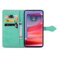 Откидной чехол для Motorola Edge 50 Pro, Mandala, зелёный