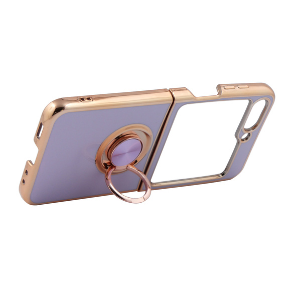 Чoхол до Samsung Galaxy Z Flip 5 5G, Electro Ring, фіолетовий