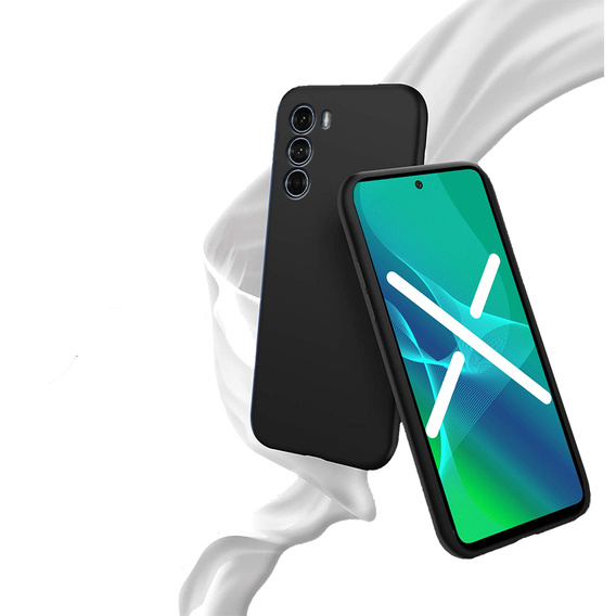 Тонкий корпус для Motorola Moto G200 5G, Slim, чёрный