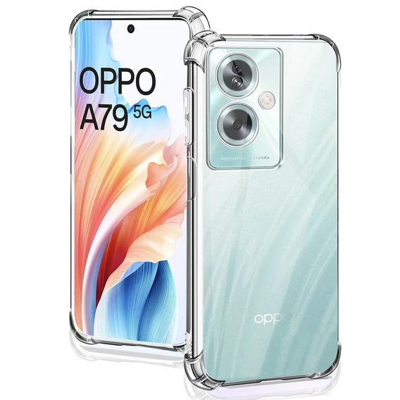 Чехол до Oppo A79 5G, Dropproof, прозрачный