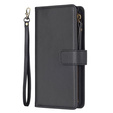 Откидной чехол для Xiaomi Redmi 13C / Poco C65, Wallet Zipper Pocket, чёрный