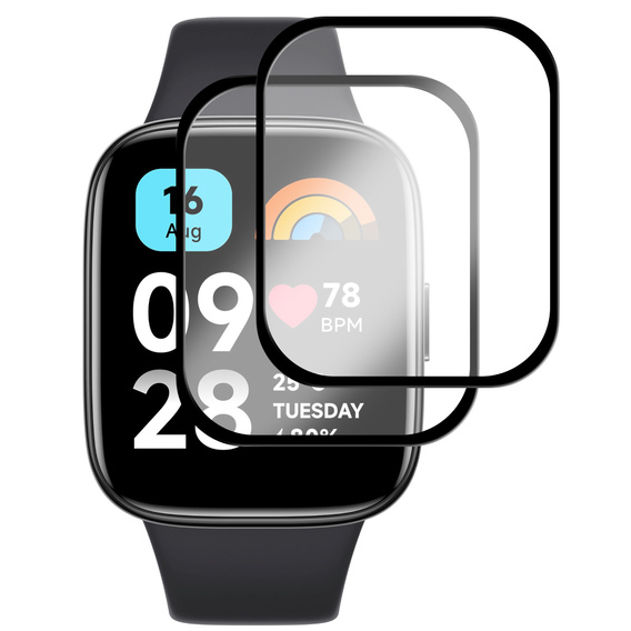 2x Гибридное стекло ERBORD для Xiaomi Redmi Watch 3 Active