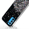 Чехол до OPPO Reno 5 5G, Glittery, чёрный