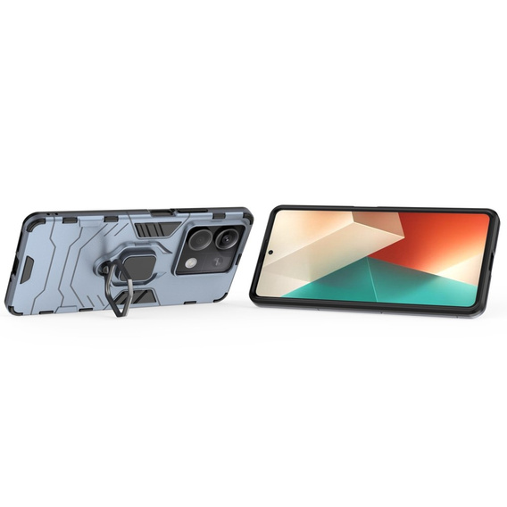 Чехол до Xiaomi Redmi Note 13 5G, Kickstand Ring, синий
