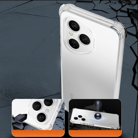 Чoхол до Honor 400 Pro 5G, Dropproof, прозорий
