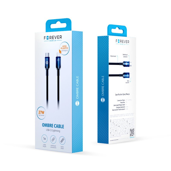 BASEUS Wisdom Kaбель Lightning 1.5M/2.4A (2 sztuki) - White