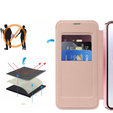 Откидной чехол для Samsung Galaxy A26, RFID Wallet MagSafe CamShield, розовый