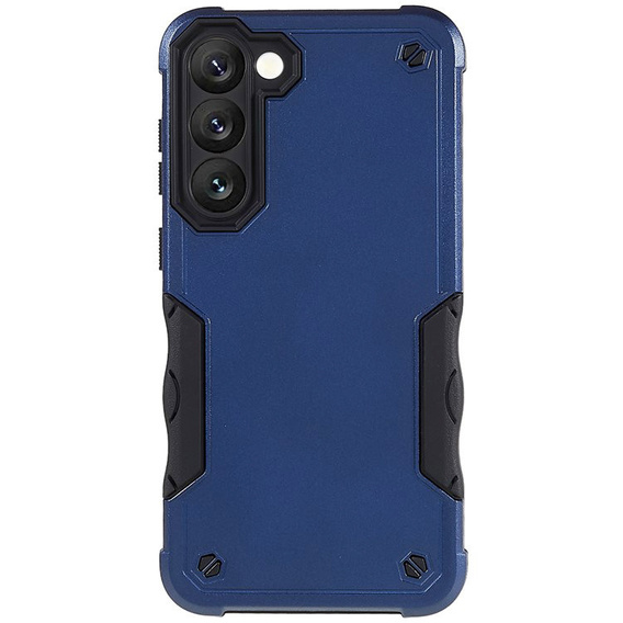 Бронированный чехол для Samsung Galaxy S23, Dual-Layer, темно-синий