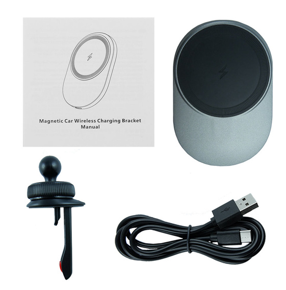 Автомобільний тримач ERBORD CW01 Індуктивний зарядний пристрій для MagSafe