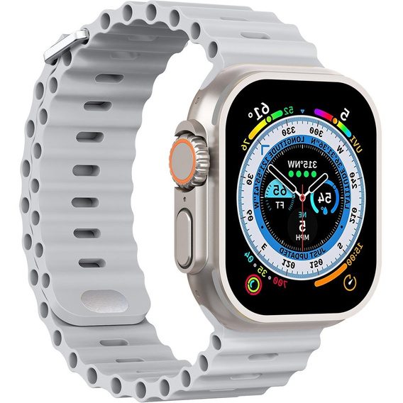 Силиконовый ремешок Apple Watch Ultra 49mm, Black