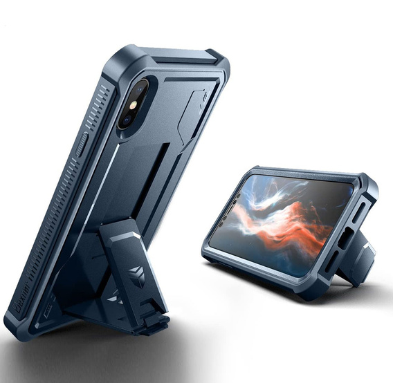 Броньований чохол для iPhone XR, Dexnor Full Body, темно-синій