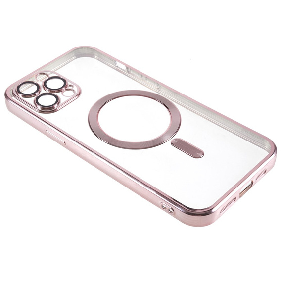 Чoхол до iPhone 12 Pro, MagSafe Hybrid, рожевий
