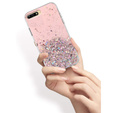 Чoхол до Huawei Y6 2018 / Honor 7A, Glittery, рожевий