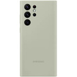 Оригинальный чехол Samsung для Galaxy S22 Ultra, Silicone Cover, Olive Green