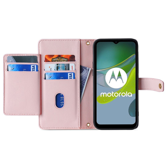 Чохол-книжка для Motorola Moto G53 5G/ G23 4G/ G13 4G, Wallet Zipper Pocket, чорний
