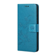 Откидной чехол для Xiaomi Redmi Note 10 5G / Poco M3 Pro 4G/5G, Butterfly, синий