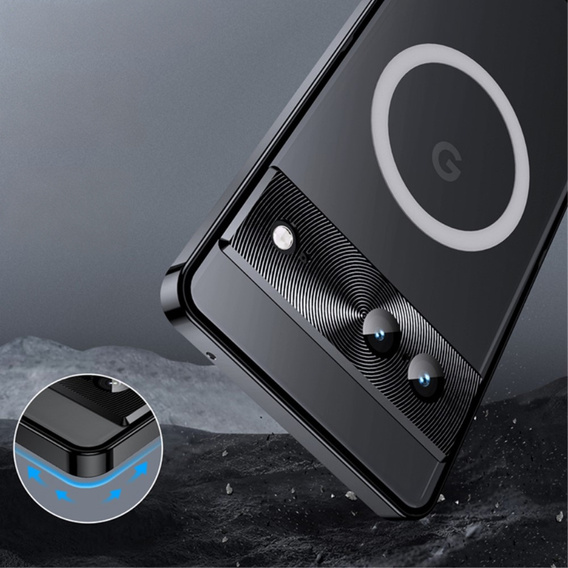 Защитный чехол для камеры Google Pixel 8, CamShield MagSafe, прозрачный / черный