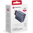 Forcell Зарядное устройство USB-C 3A 45W PD QC 4.0 - White