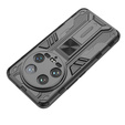 Чехол для Xiaomi 14 Ultra, Military kickstand, чёрный