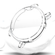 Чохол 2в1 із захистом екрану дял годинника  Huawei Watch GT 2 42mm, Transparent