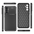Силиконовый чехол для Samsung Galaxy A17 5G, с защитой камеры, черный