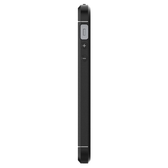Чoхол Spigen до iPhone 5 5S SE, Rugged Armor, чорний