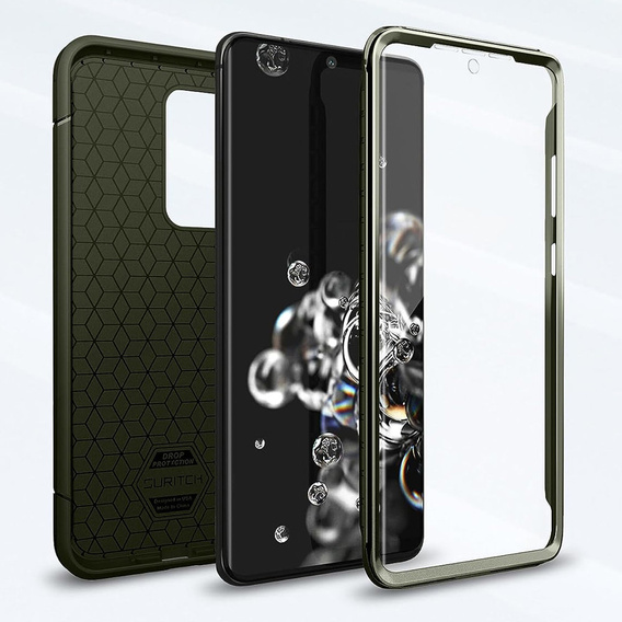 Чехол до Samsung Galaxy S20 Ultra, Suritch Basic (Two Frames), зелёный