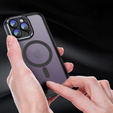 Чохол для iPhone 14 Pro Max, ERBORD Impact Guard, MagSafe, чорний