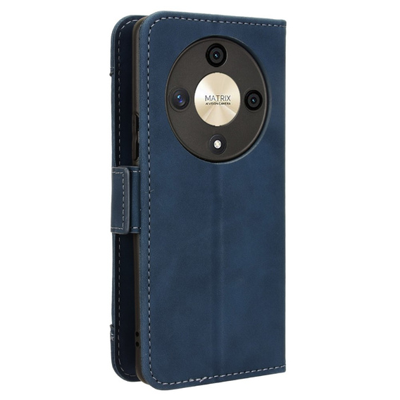 Футляр з клапаном для Honor Magic 6 Lite 5G, Card Slot, темно-синій