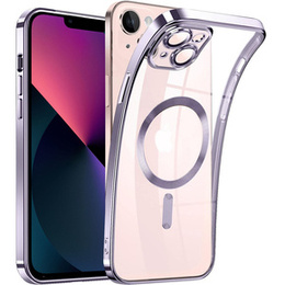 Чехол до iPhone 13, MagSafe Hybrid, фиолетовый