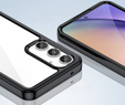 Чoхол до Samsung Galaxy A55 5G, Fusion Hybrid, прозорий / чорний