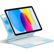 Чехол-клавиатура для iPad 10.9" 2022 (10 gen.) / iPad 11" 2025 A16 (11 gen.), Magnetic Keyboard Touchpad, синий