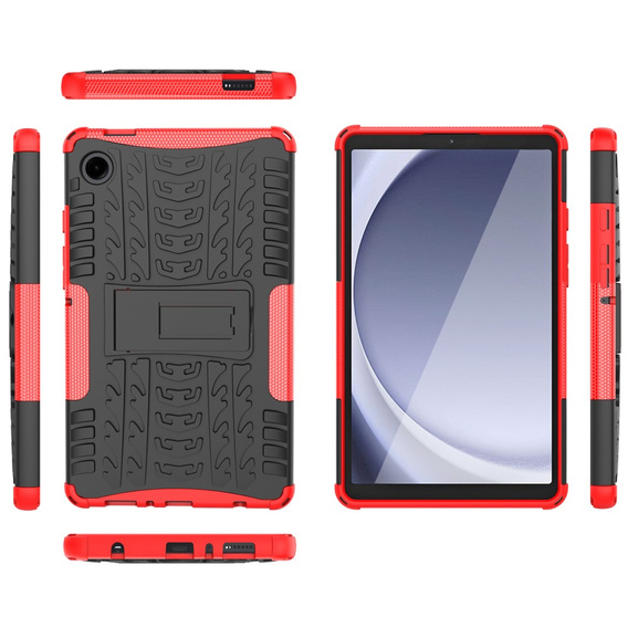 Чехол до Samsung Galaxy Tab A9, Tire Armor, красный
