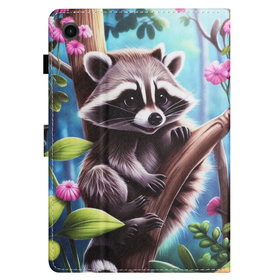 Чехол для Lenovo Tab M10 10.1 Gen 3, с откидной крышкой, raccoon