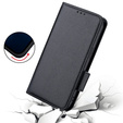 Чохол-книжка для Xiaomi Redmi Note 12 5G / POCO X5 5G, Wallet Litchi Magnet, чорний