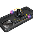 Бронированный Чехол до Xiaomi Mi 11 Lite / Mi 11 Lite 5G / 11 Lite 5G NE, Nox Case Ring, чёрный
