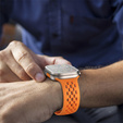 Силіконовий ремінець для Apple Watch 1/2/3/4/5/6/7/8/SE/ULTRA 42/44/45/49MM, помаранчевий