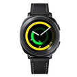 Кожаный ремень   Herms  для Galaxy Watch 42mm - black